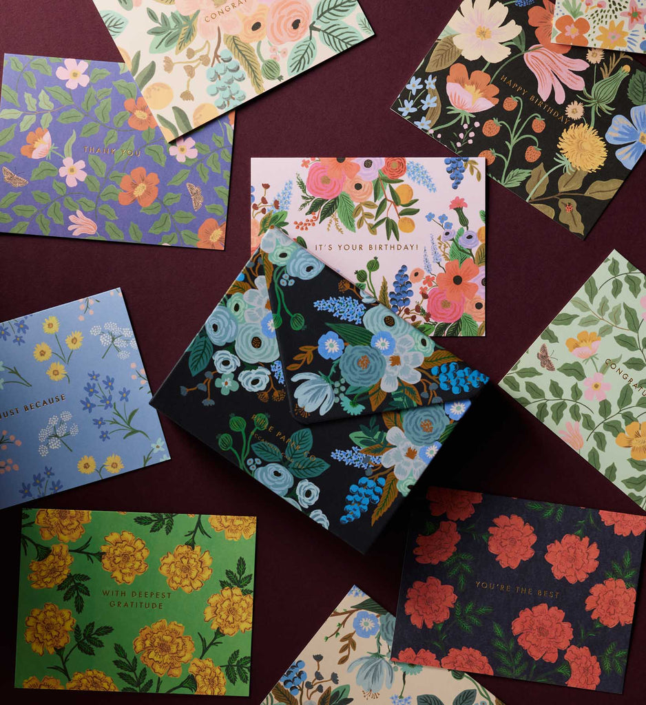 Essentials Card Box - Mixed Florals – Rifle Paper Co