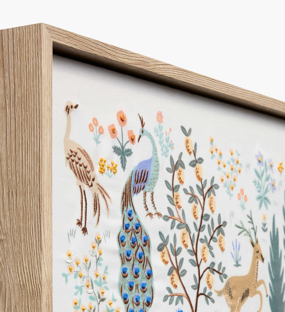 Menagerie Cream Framed Wall Art | Rifle Paper Co.