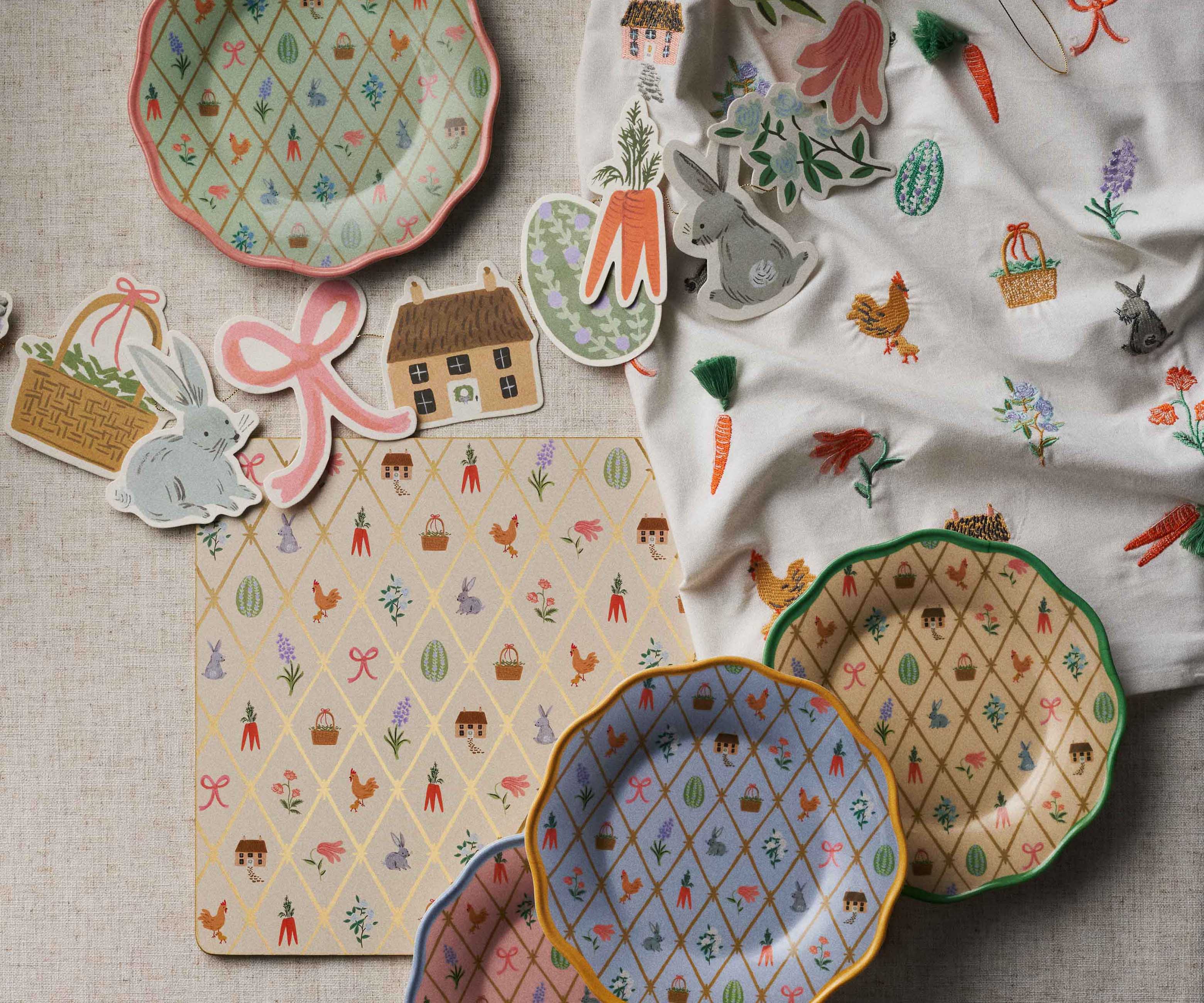 Cork Placemats - Spring Farm