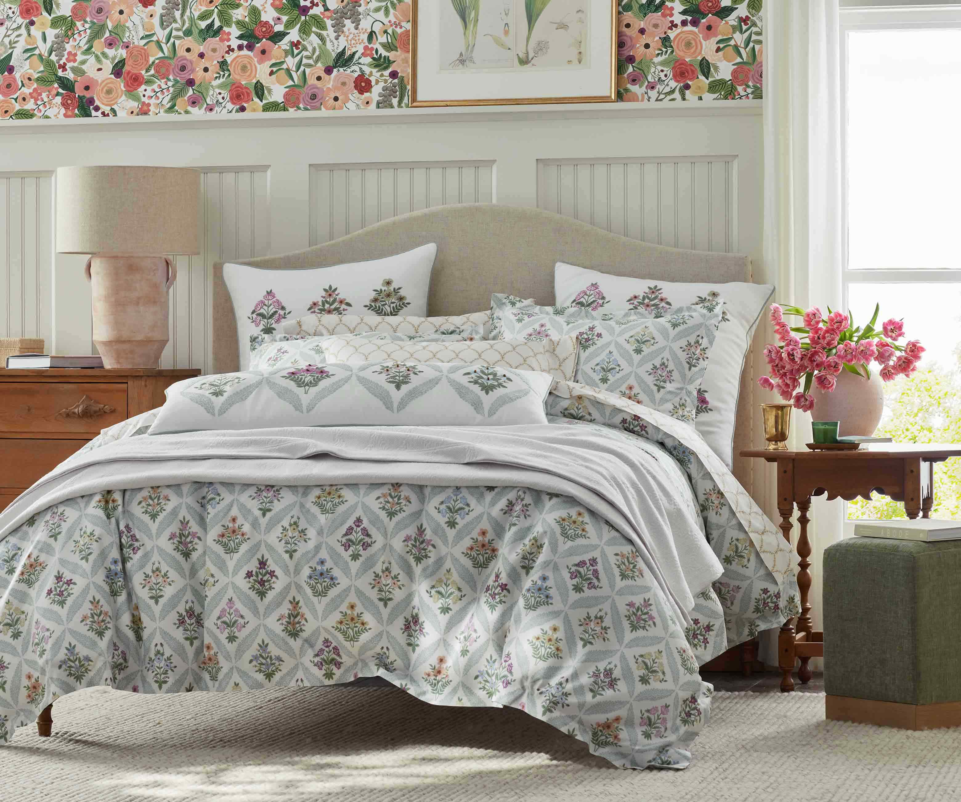 Sateen Comforter - Estee Garden