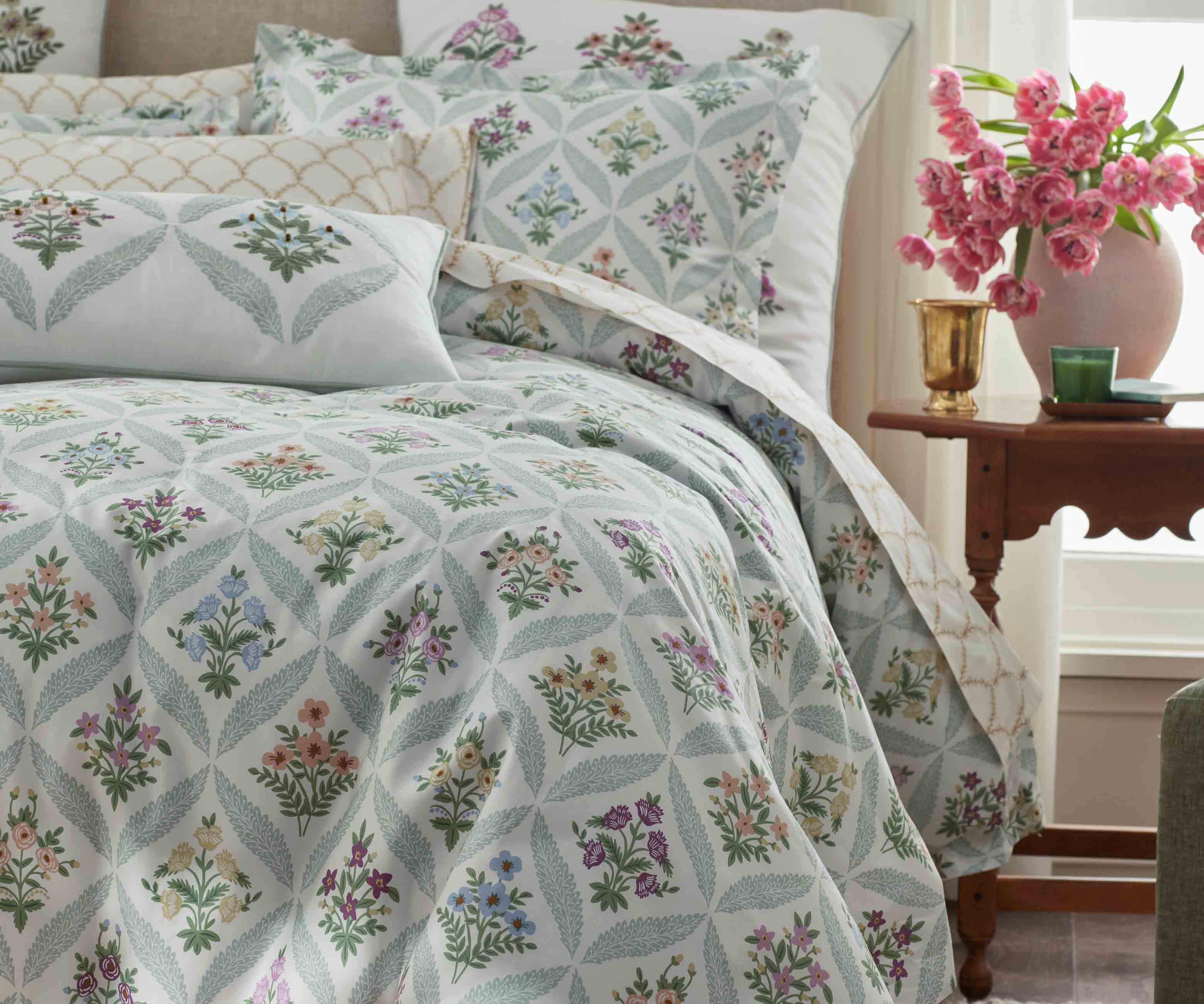 Sateen Comforter - Estee Garden