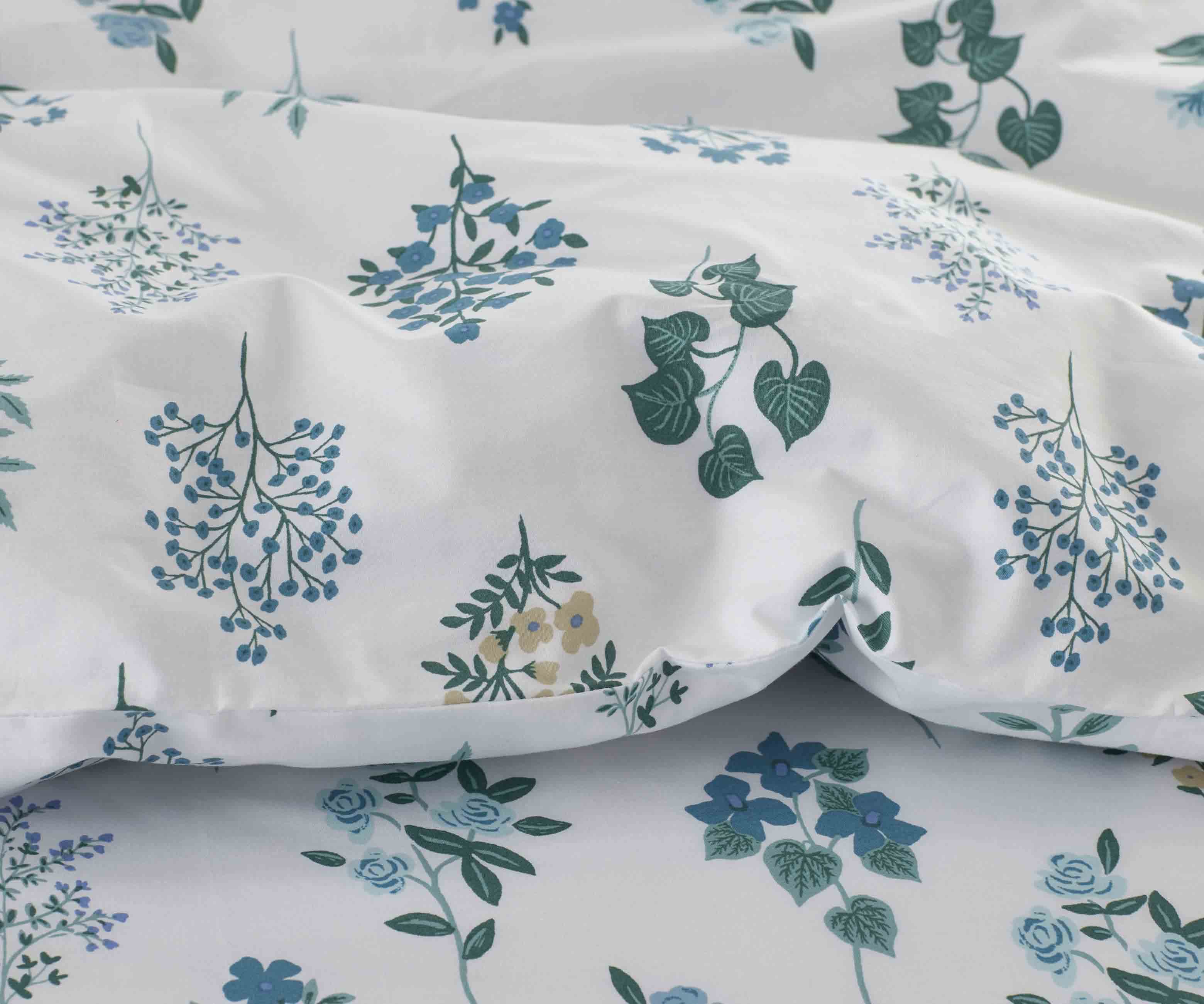 Percale Duvet Cover - Hawthorne Blue
