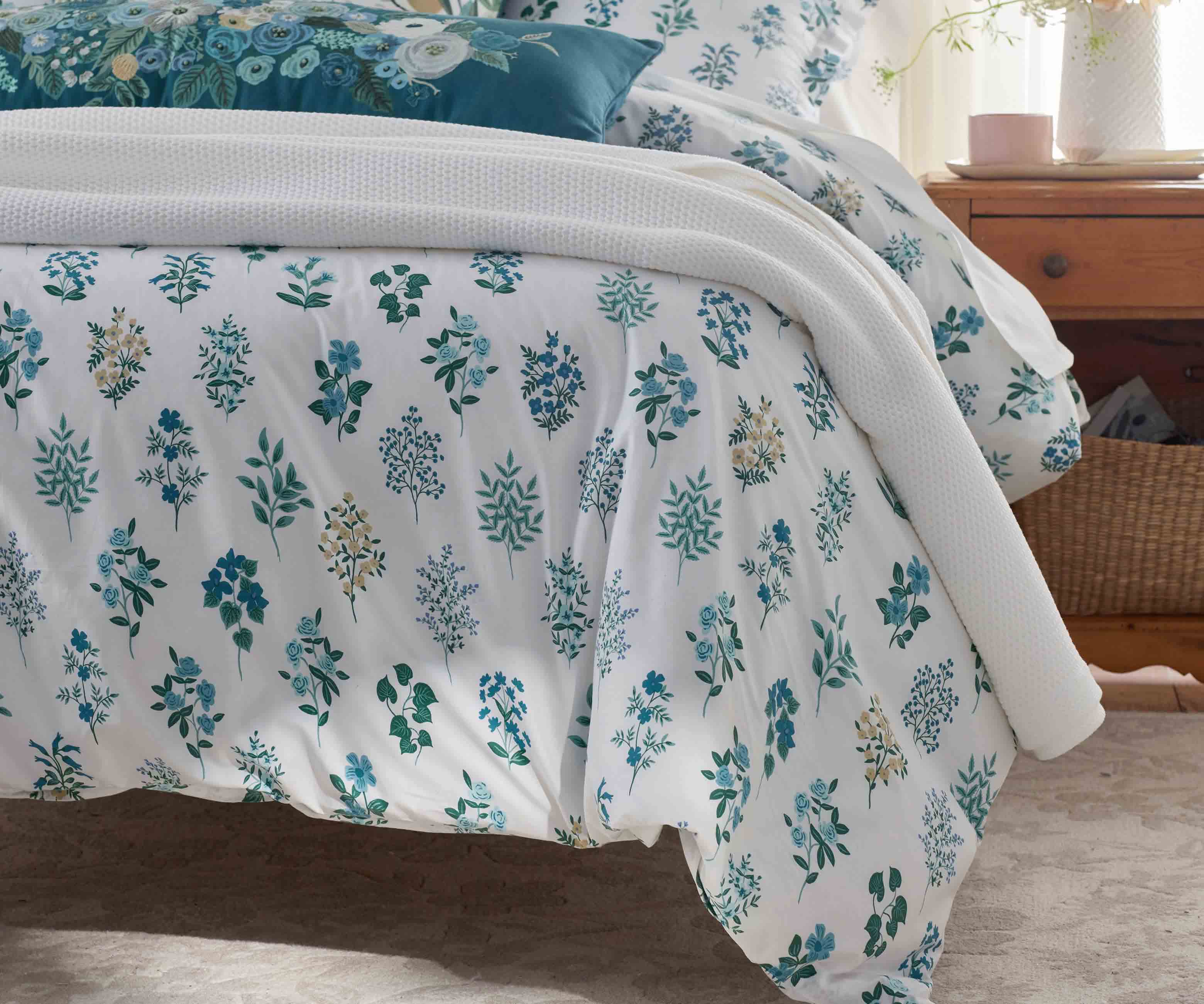 Percale Duvet Cover - Hawthorne Blue