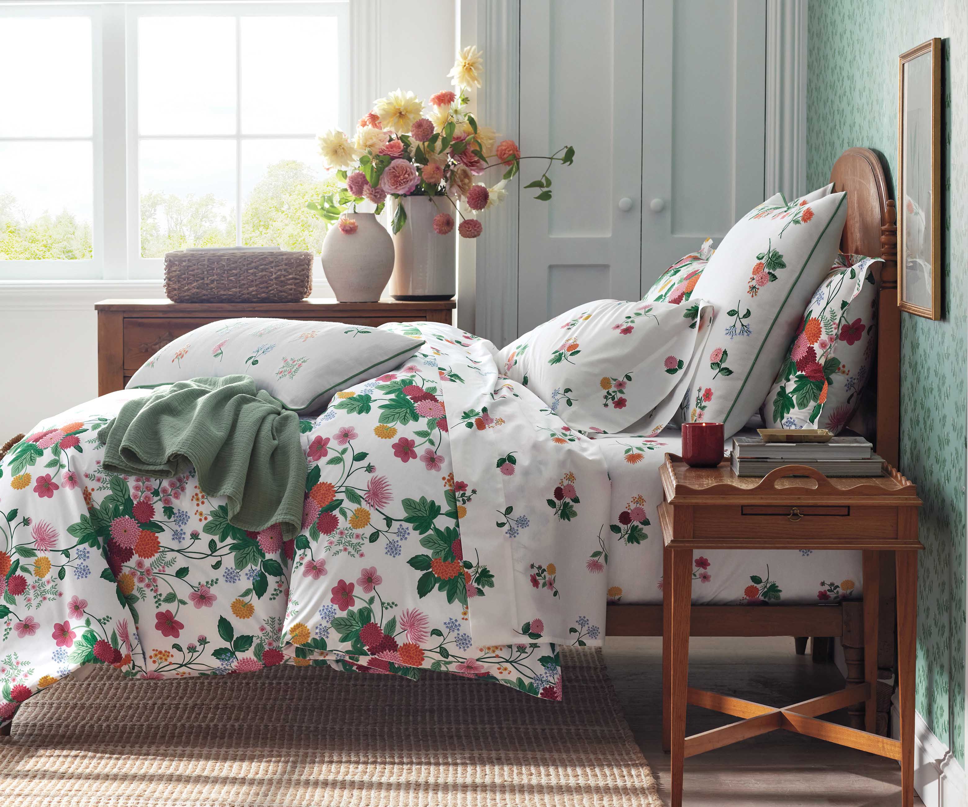 Percale Duvet Cover - Dahlia