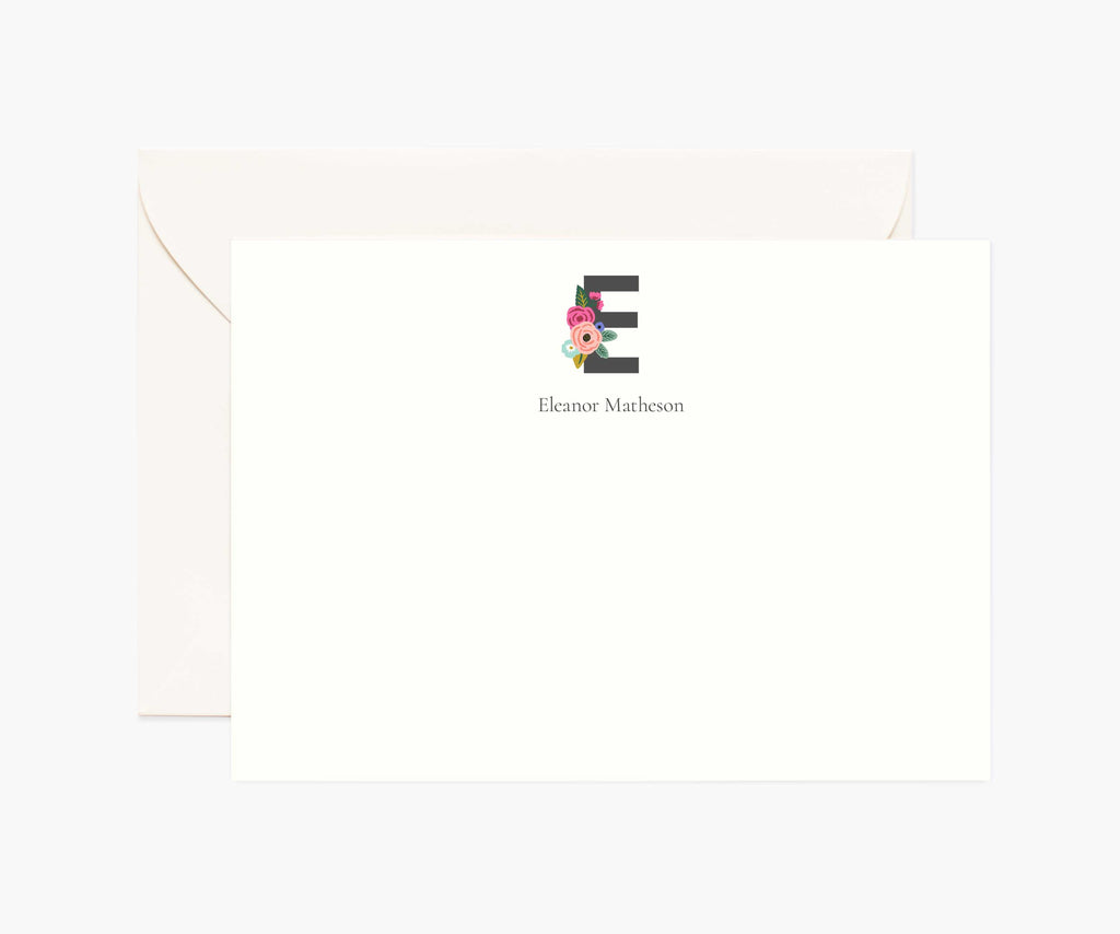 Monogram E Personalized Stationery | Rifle Paper Co.
