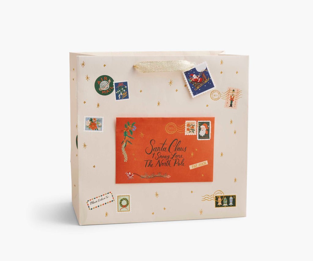 Letters to Santa Large Gift Bag Rifle Paper Co
