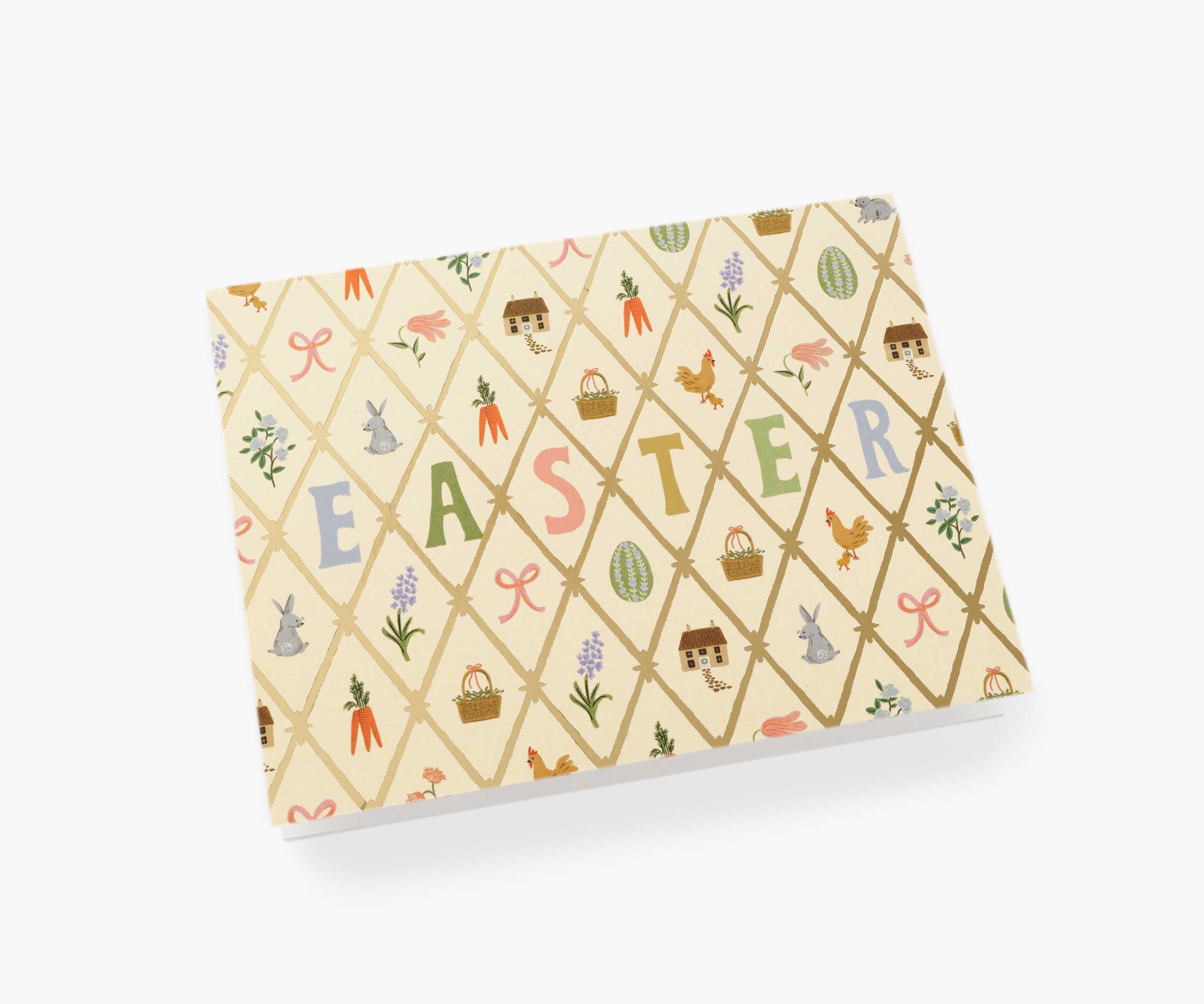 Spring Farm Easter Card