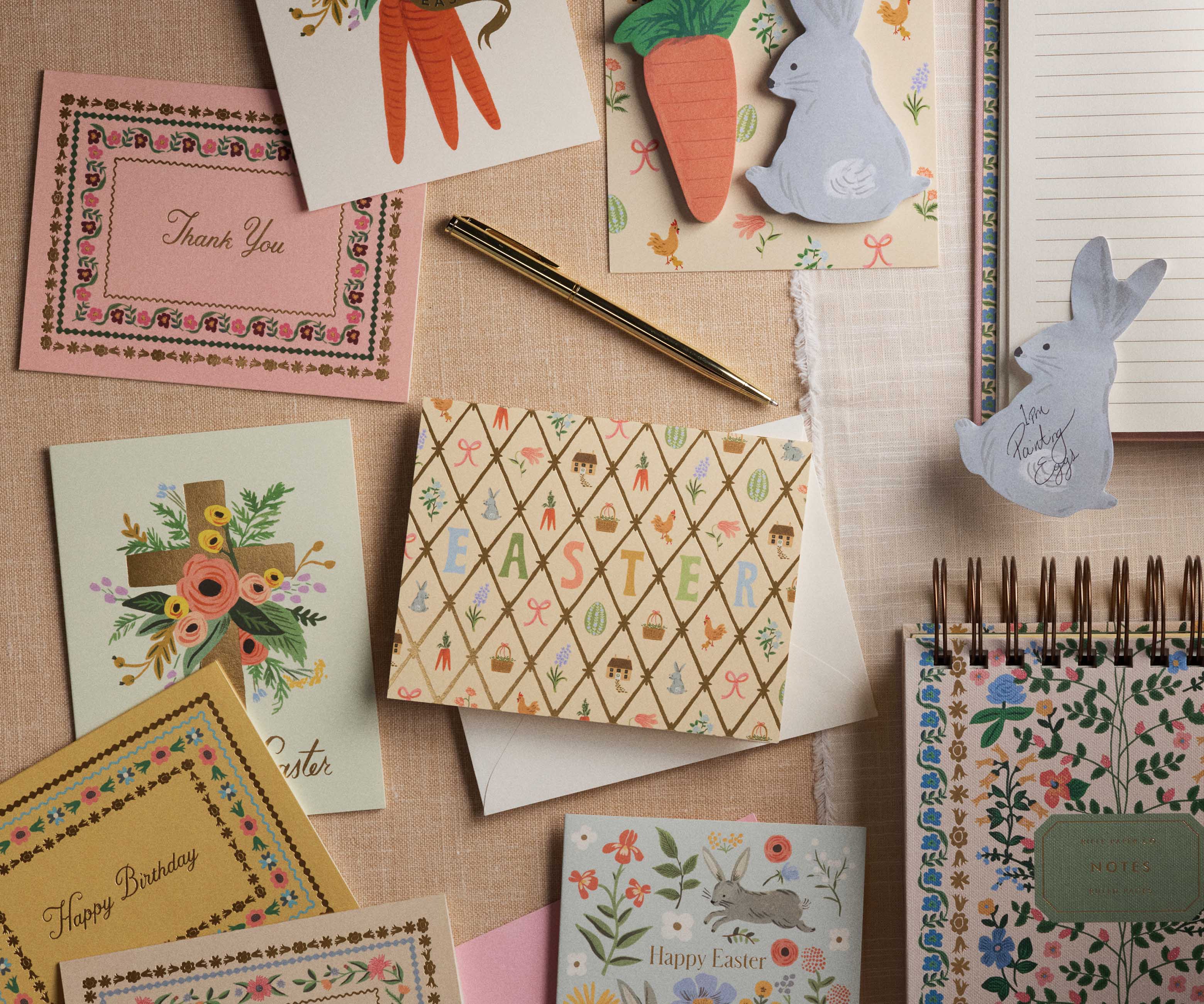 Spring Farm Easter Card