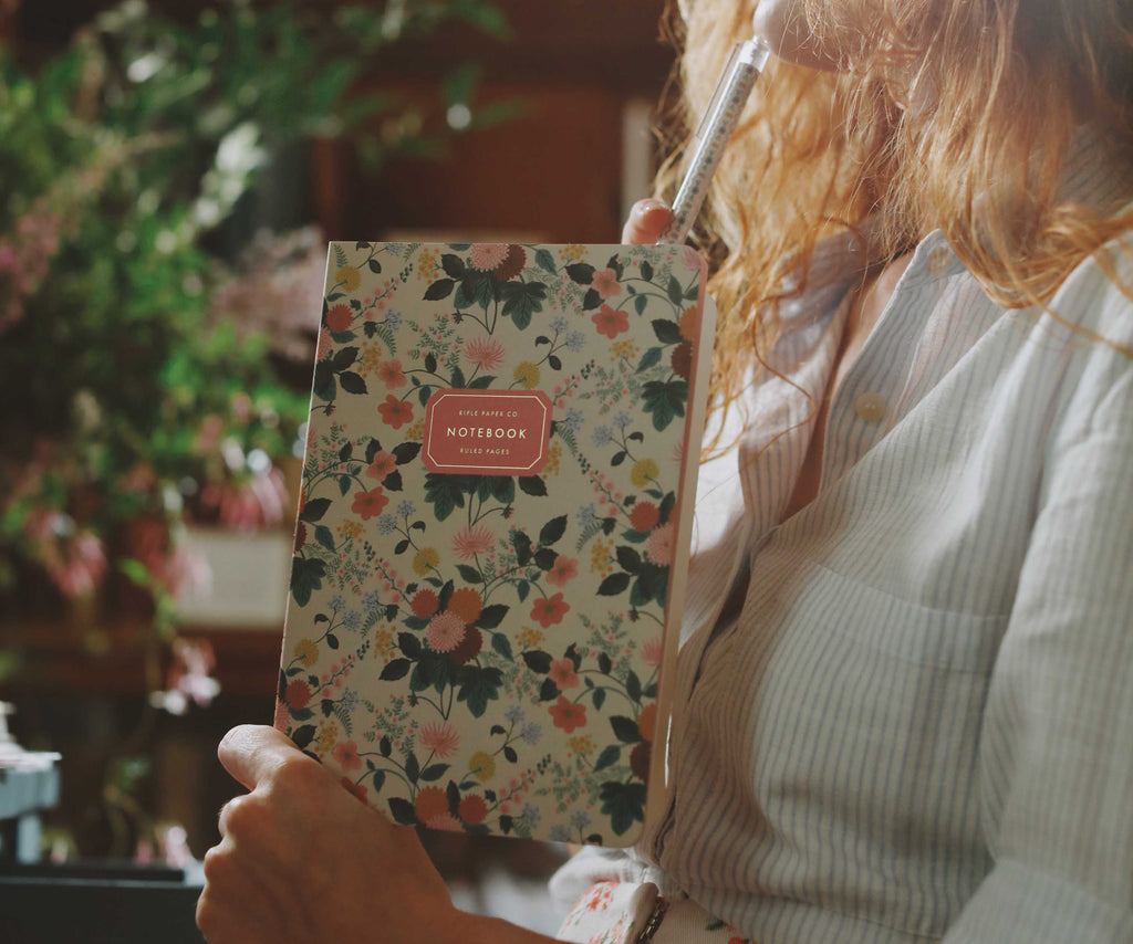 Stitched Notebook Set Dahlia Rifle Paper Co stitched-notebook-set-dahlia-rifle-paper-co