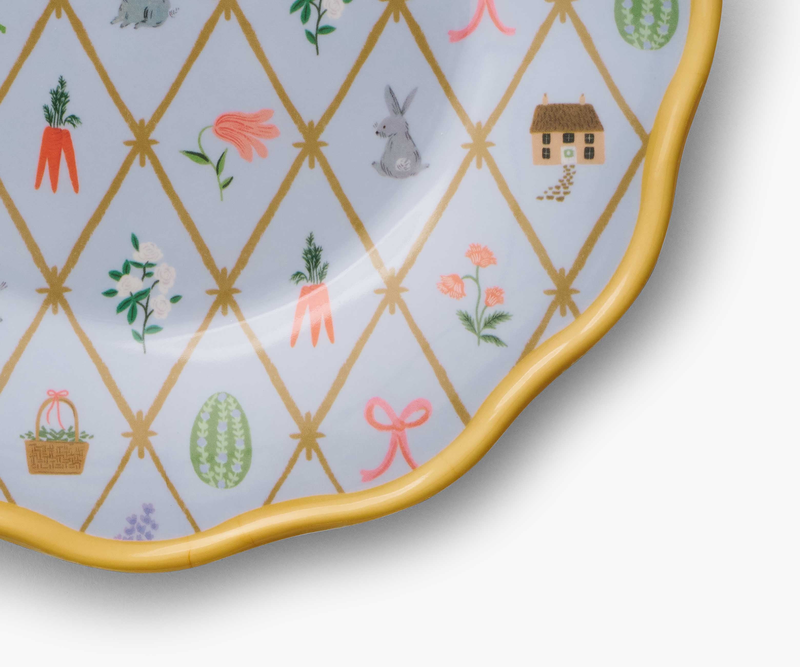 Melamine Assorted Dessert Plates - Spring Farm