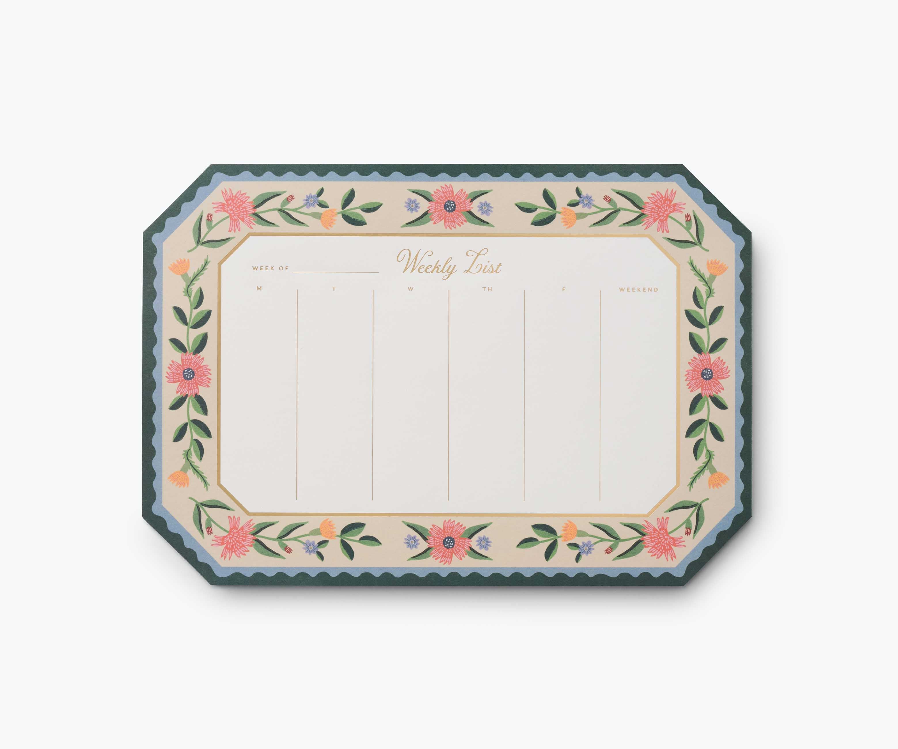 Weekly Desk Pad - Aster