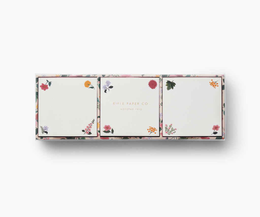 Notepad Trio - Dahlia – Rifle Paper Co