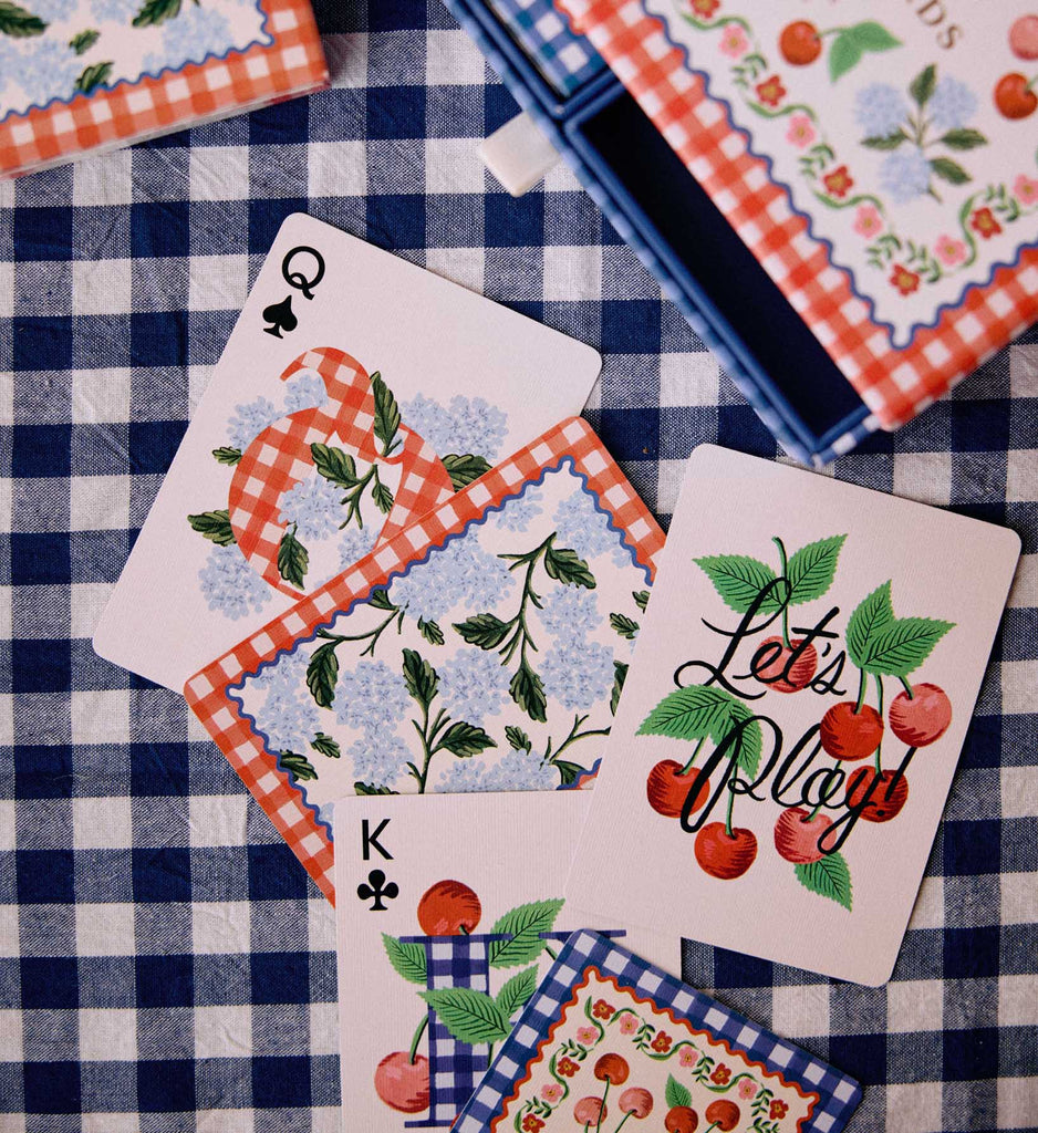 Picnic Playing Card Set with Keepsake Box | Rifle Paper Co.