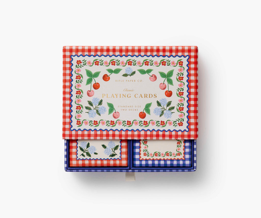 Picnic Playing Card Set with Keepsake Box | Rifle Paper Co.