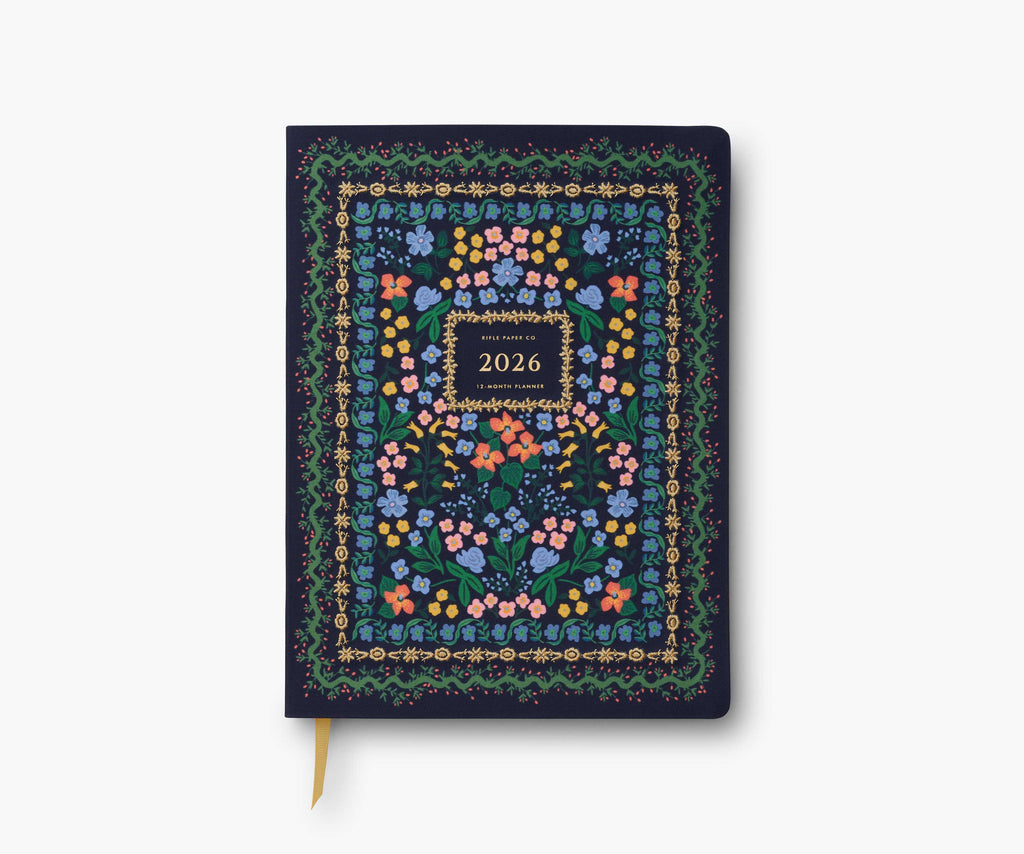 2026 12-Month Embroidered Bookbound Planner - Wildwood
