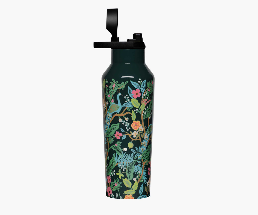 20 oz. Peacock Sport Canteen | Rifle Paper Co.