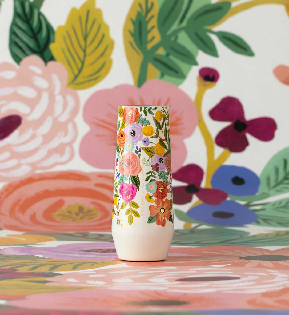 7 oz. Stemless Flute - Garden Party – Rifle Paper Co