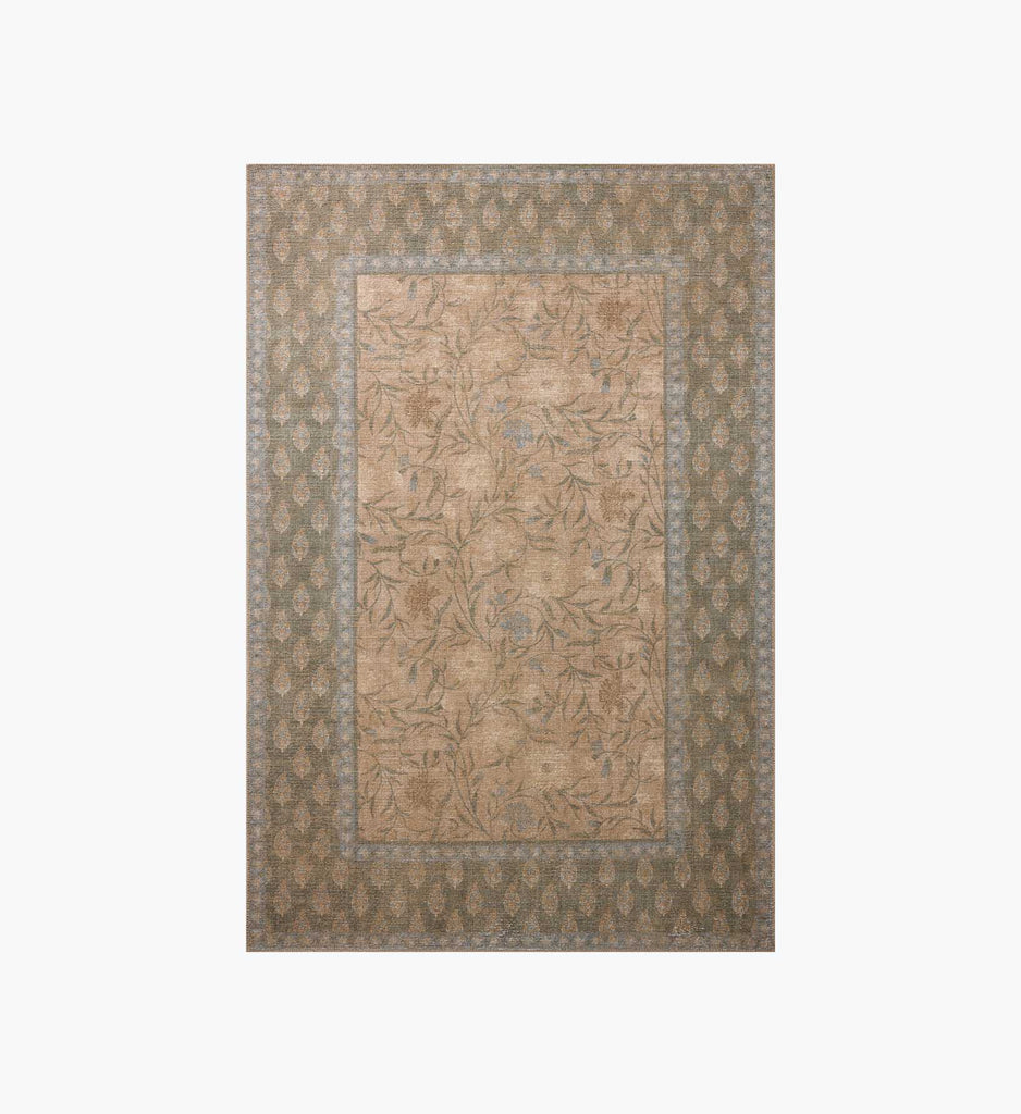 Edinburgh Aster Power Loomed Rug - Sand | Rifle Paper Co.