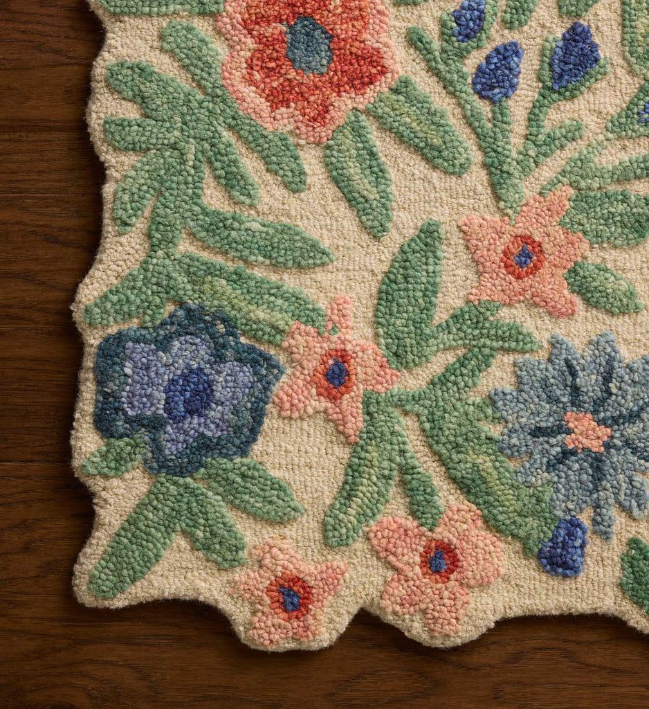 Edith Hand-Tufted Wool Hooked Rug - Ivory | Rifle Paper Co.