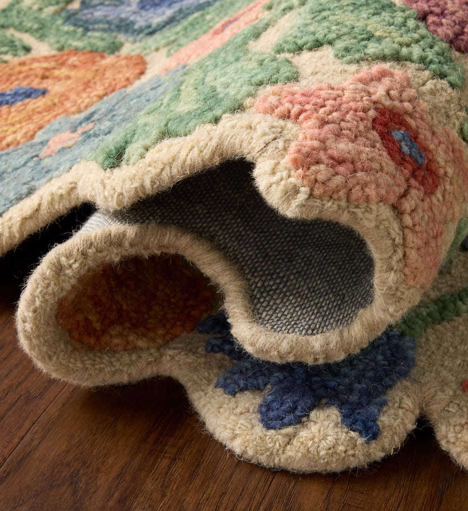 Edith Hand-Tufted Wool Hooked Rug - Ivory | Rifle Paper Co.
