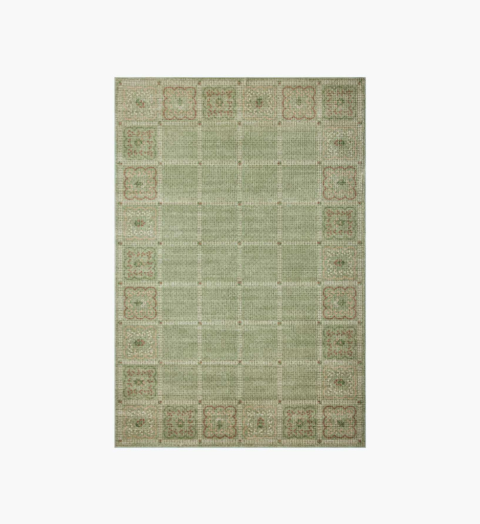 Orchard Lottie Washable Rug - Green | Rifle Paper Co.