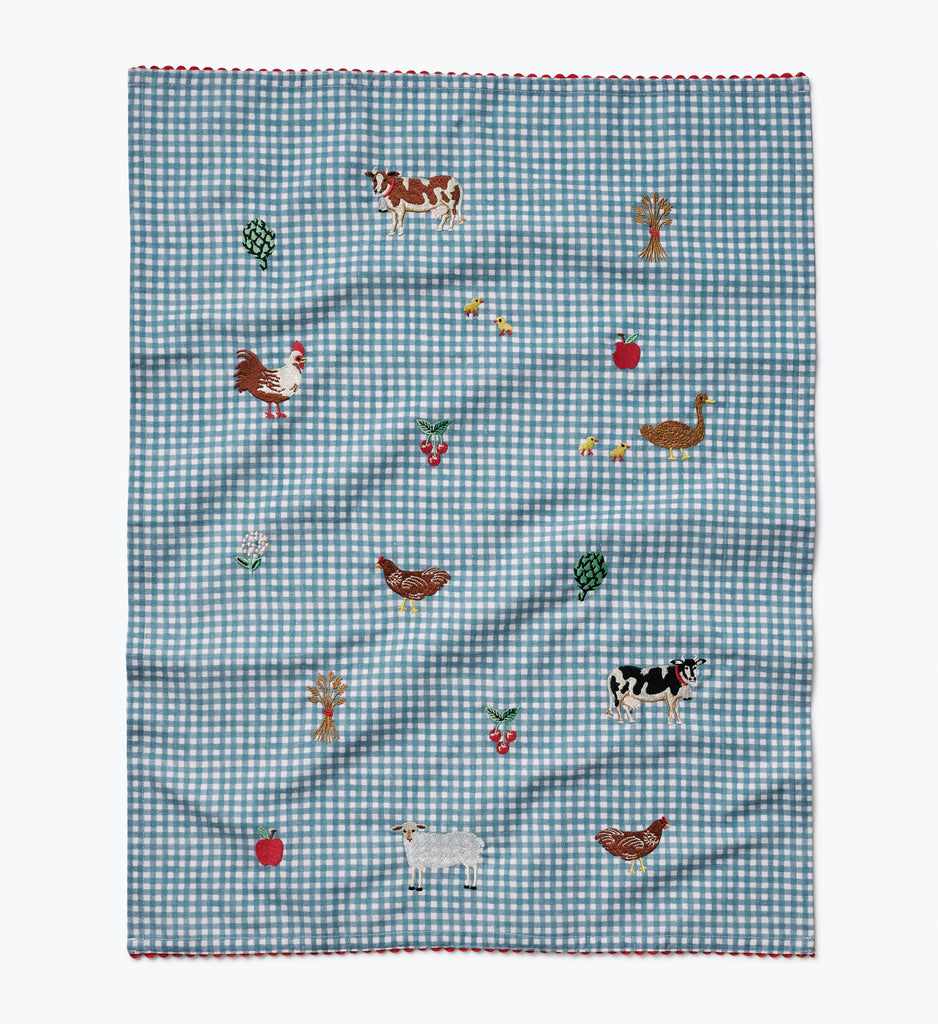 Country Farm Gingham Tea Towel | Rifle Paper Co.