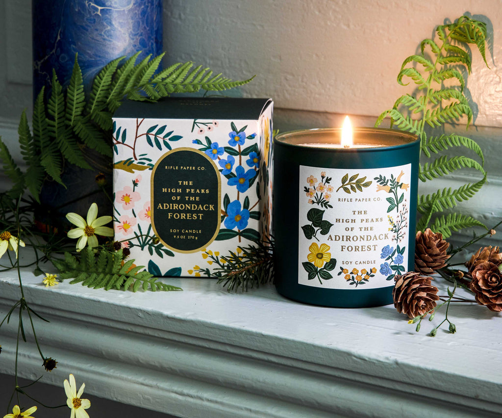 9.5 oz Candle - High Peaks of the Adirondack Forest – Rifle Paper Co