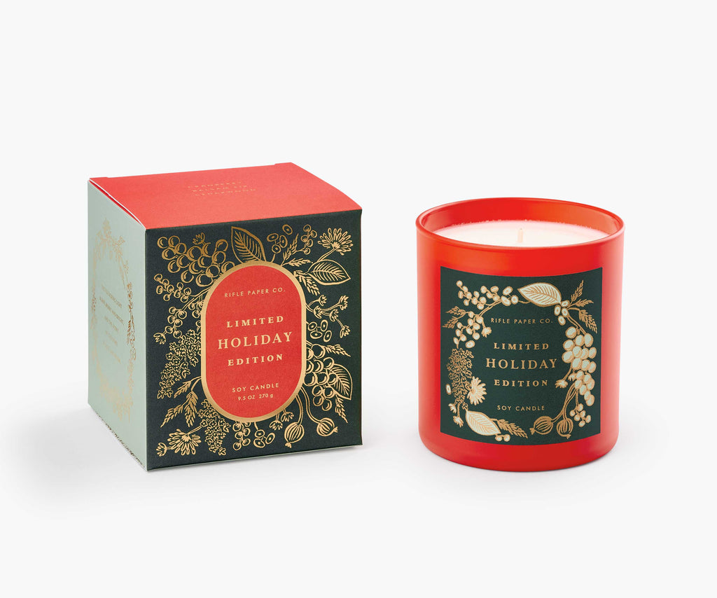9.5 oz Candle - Holiday – Rifle Paper Co