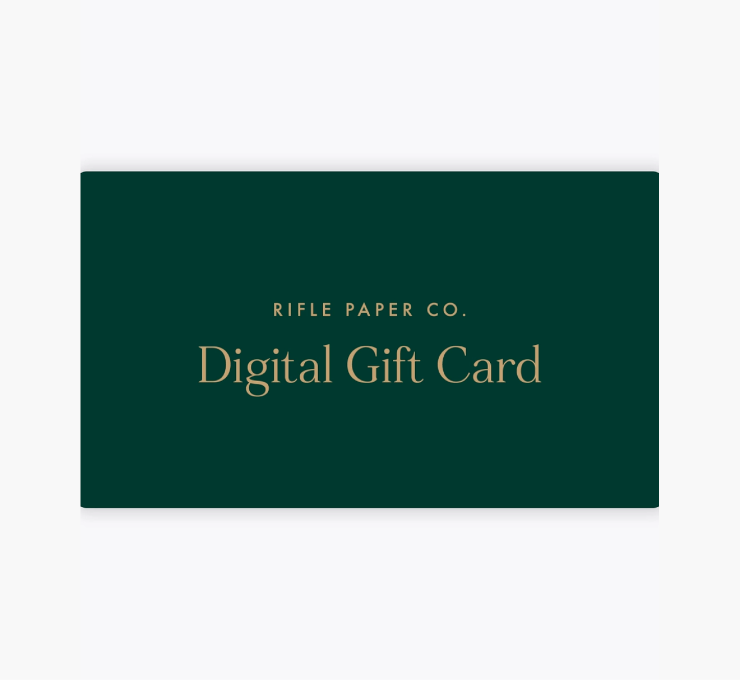 Digital Gift Card