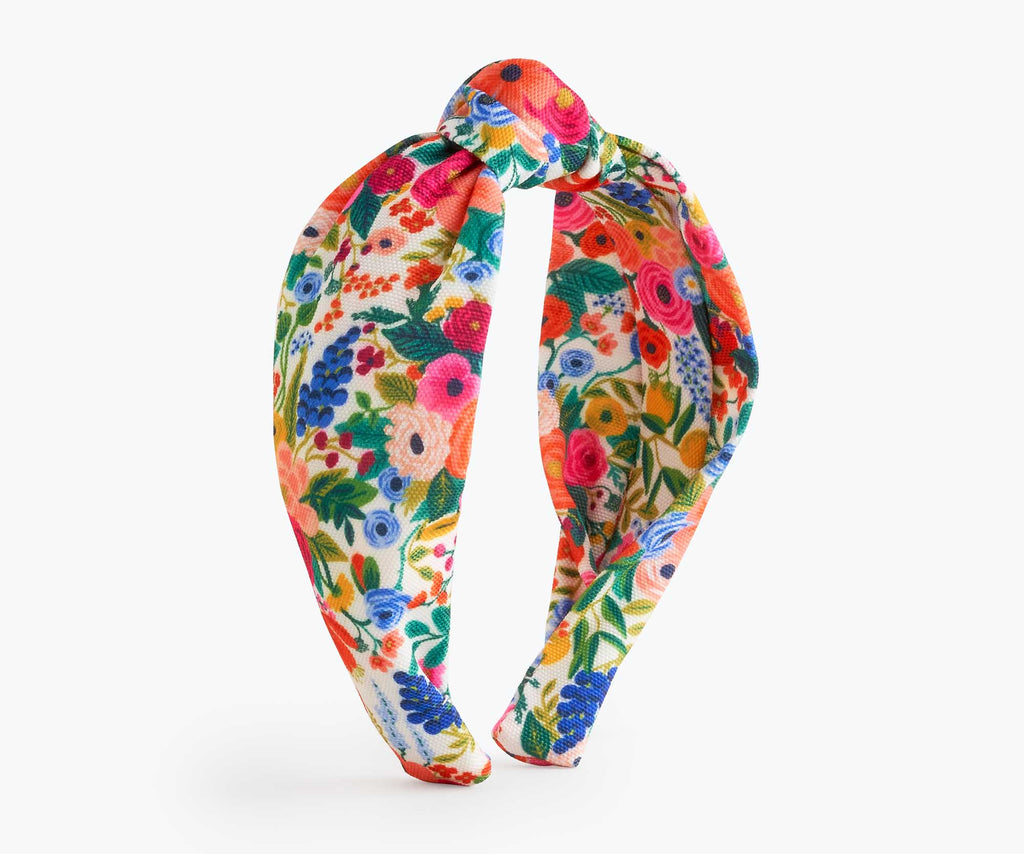 Garden Party Knotted Fabric Headband | Rifle Paper Co display picture 1