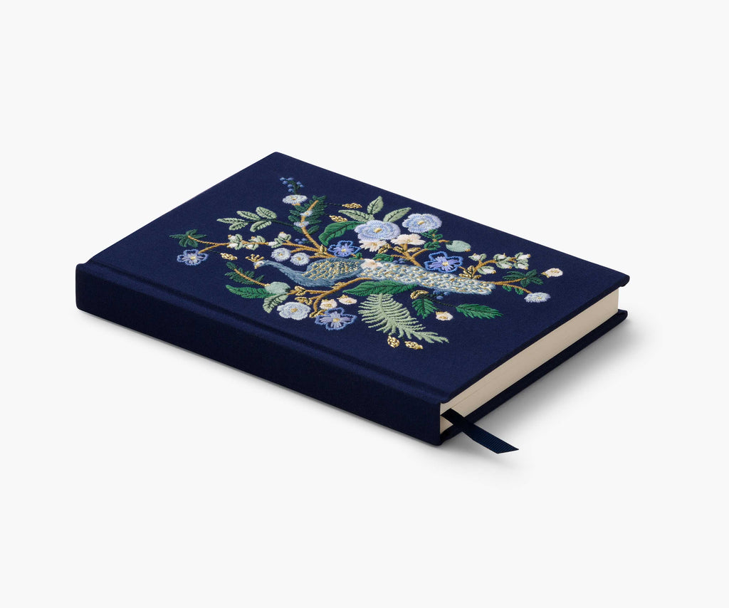Embroidered Journal Peacock Rifle Paper Co