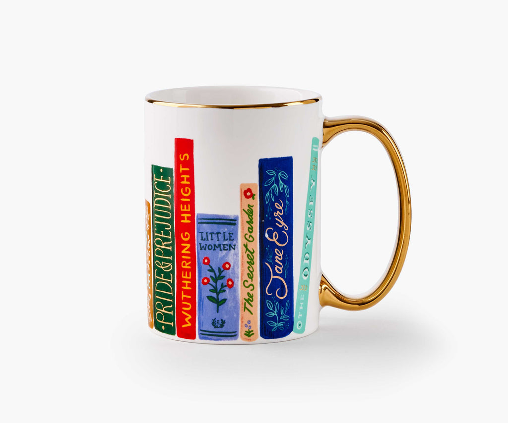 Rifle Paper Co. Porcelain Mug Book Club, image size:1024x854