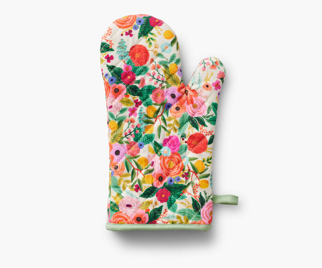 Garden Party Quilted Oven Mitt | Rifle Paper Co.