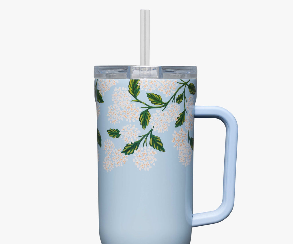 40 oz. Hydrangea Cruiser Cup with Straw | Rifle Paper Co.