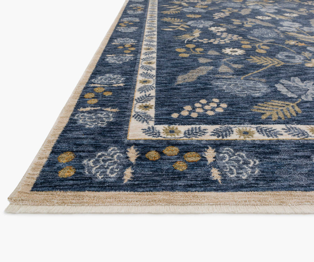 Kismet Amphora Power-Loomed Rug - Navy – Rifle Paper Co