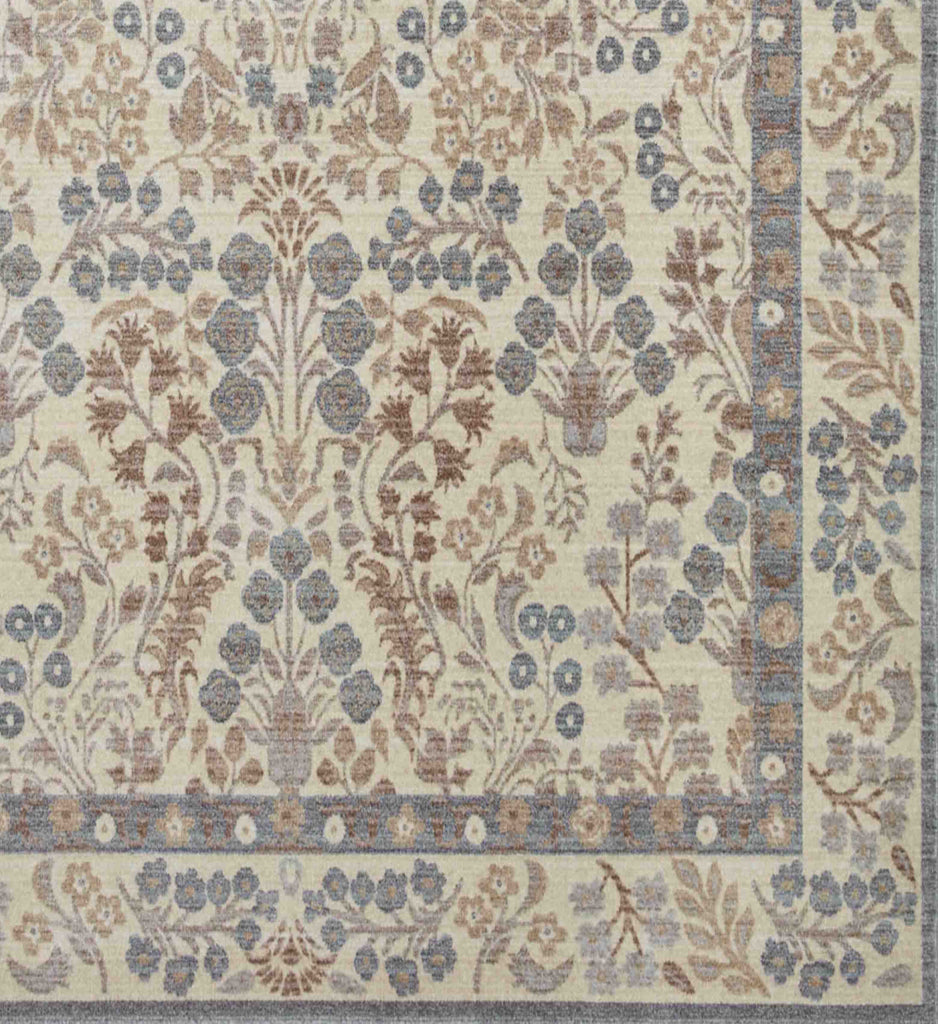 Holland Lotte Stone Floral Loomed Rug | Rifle Paper Co.