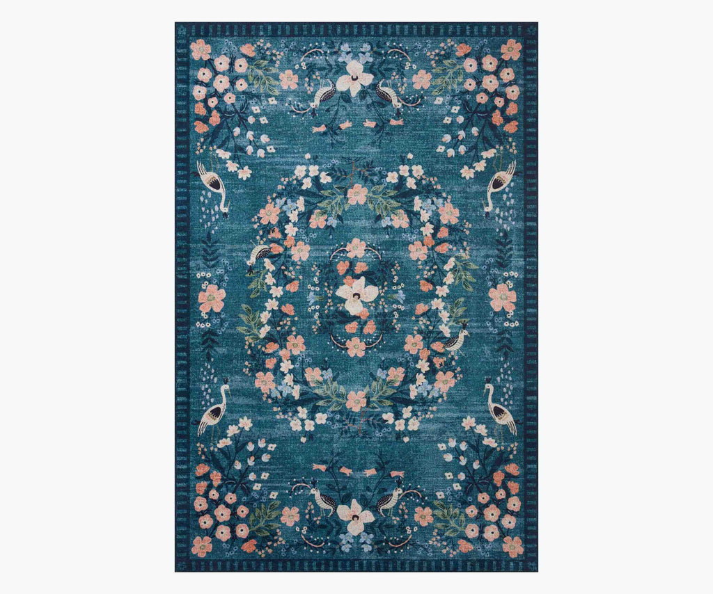 Palais Luxembourg Printed Rug - Teal – Rifle Paper Co