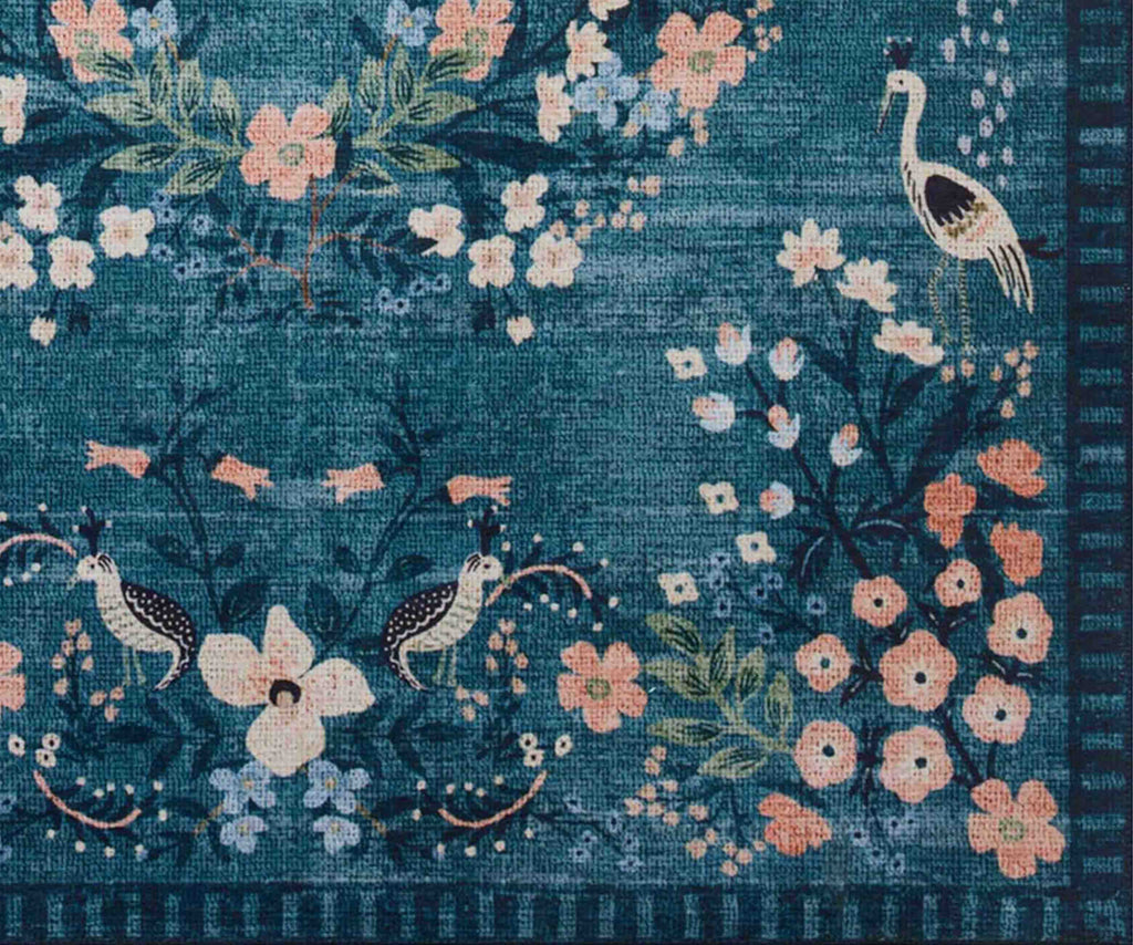 Palais Luxembourg Printed Rug - Teal – Rifle Paper Co