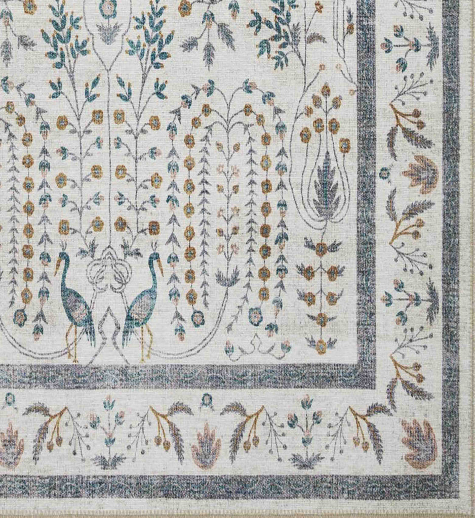 Maison Wisteria Cream Power Loomed Rug | Rifle Paper Co.