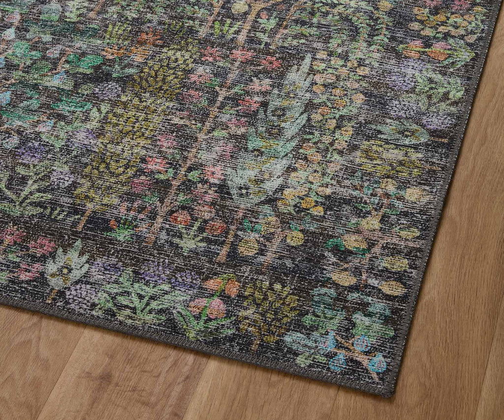 Maison Grove Charcoal Power Loomed Rug | Rifle Paper Co.
