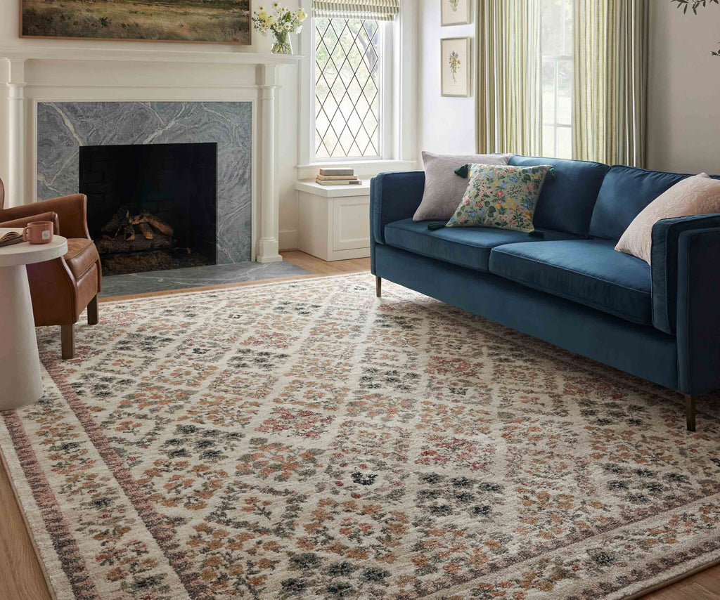 Laurel Parquet Power Loomed Rug - Cream – Rifle Paper Co