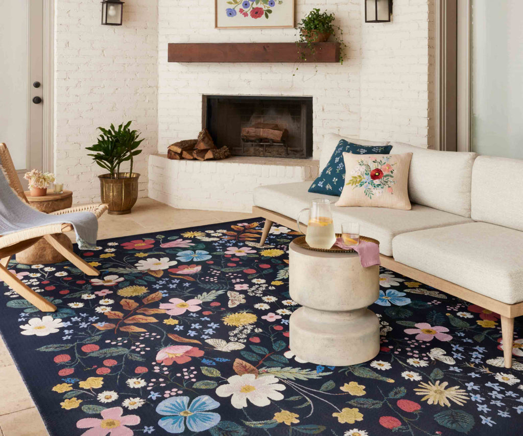 ⭐︎新品未使用未開封⭐︎MIYOSHI RUG Flower long Rug 新品未使用】三好ラグ MIYOSHI RUG 