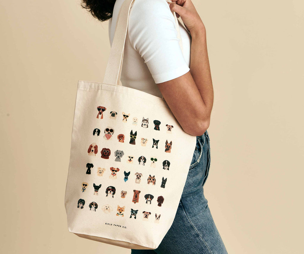 Canvas Tote Bag - Dog Days – Rifle Paper Co