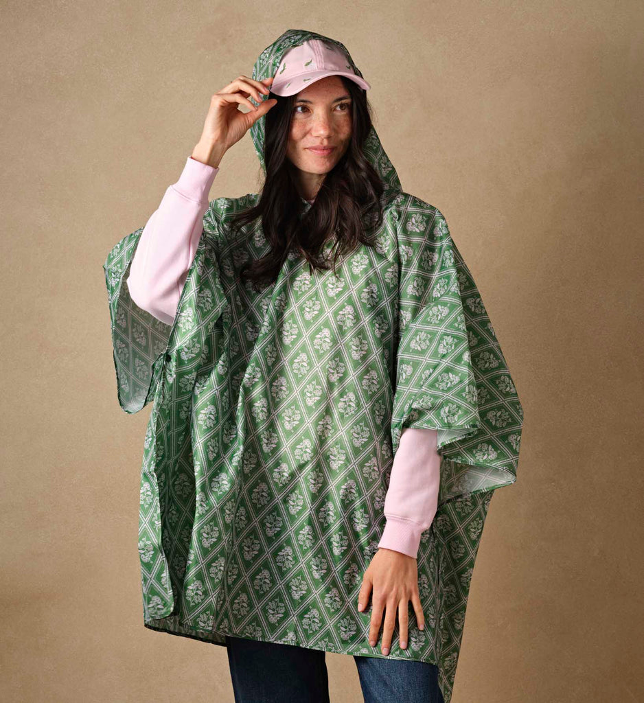 Packable Rain Poncho - Rose Study – Rifle Paper Co