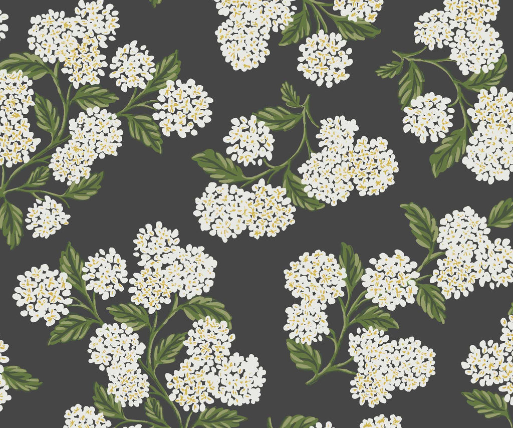 Hydrangea Wallpaper - White & Blush – Rifle Paper Co