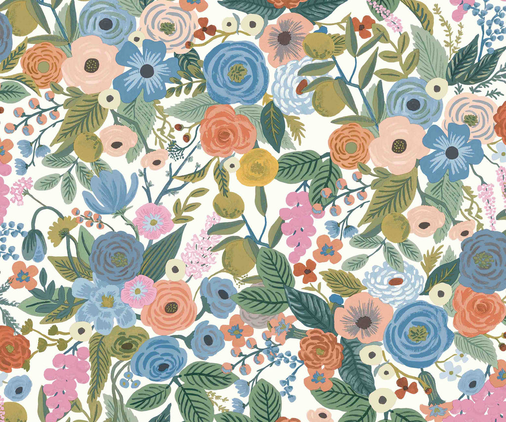 【色: Garden Party Blue】【Rifle Paper Co.】M Rifle Paper Co. - Garden Party - Blue Fabric-sold by the