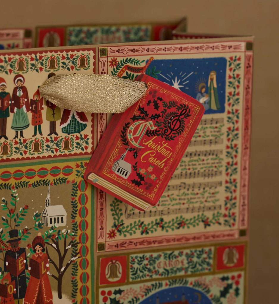 Christmas Carols Medium Gift Bag | Rifle Paper Co.