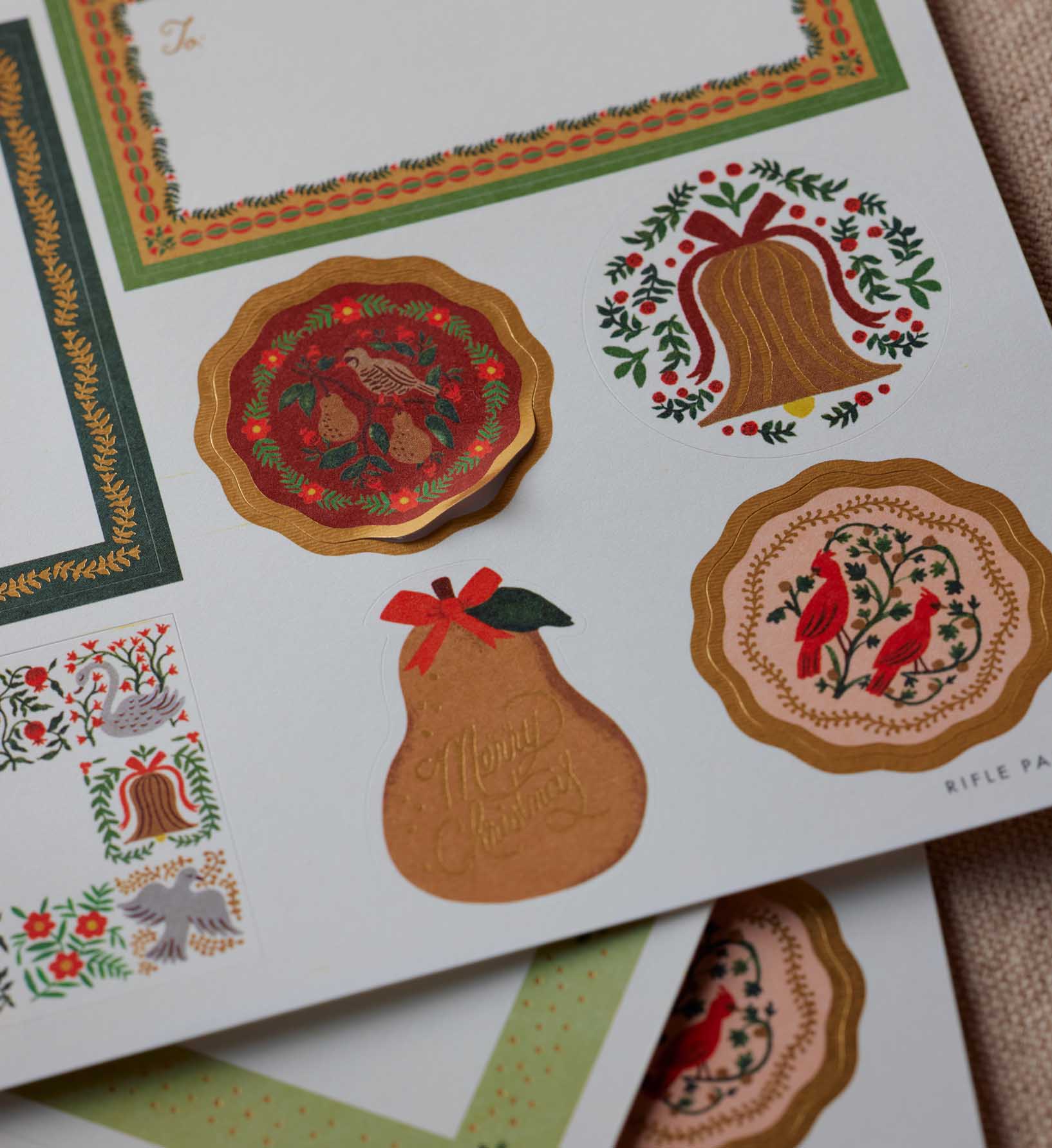 Holiday Gift Stickers - Christmastide