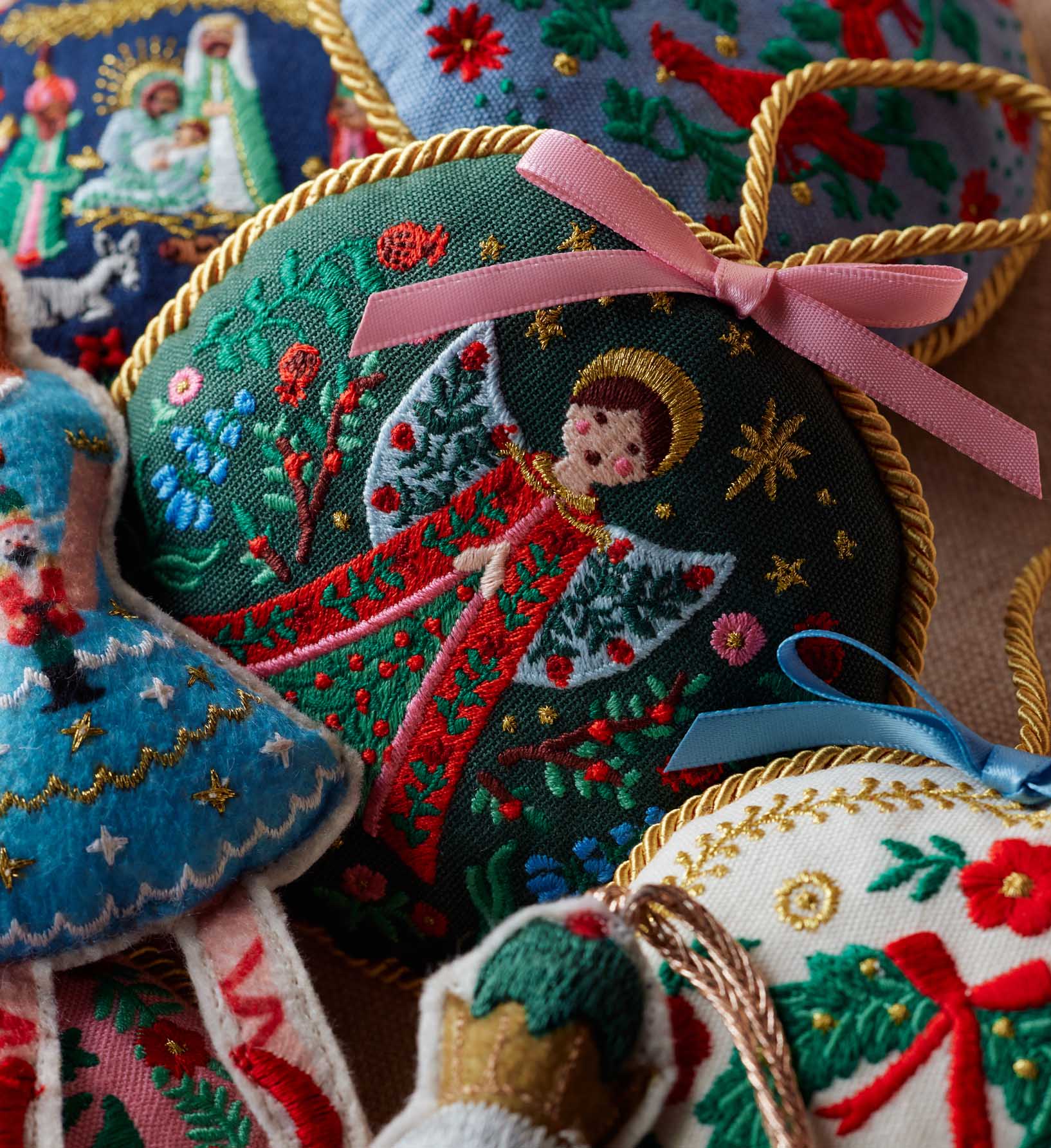 Embroidered Ornament - Angel