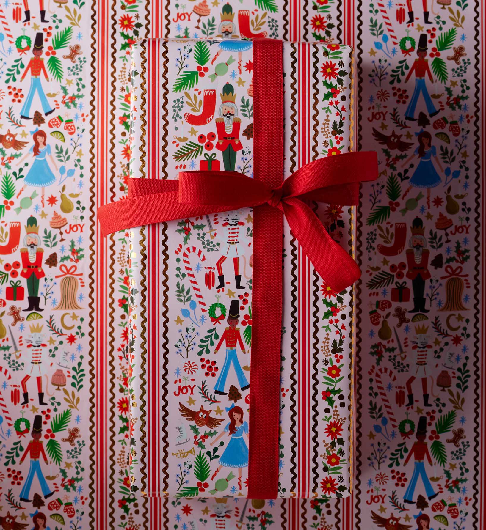 Holiday Wrapping Roll - Holly Jolly Nutcracker